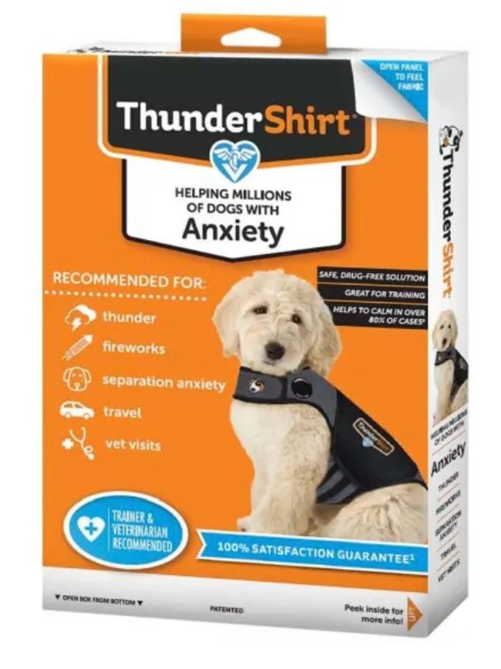 ThunderShirt Solid Gray Anxiety Jacket for Dogs -